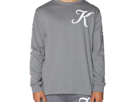 Logo Oene Longsleeve - Grey For Sale