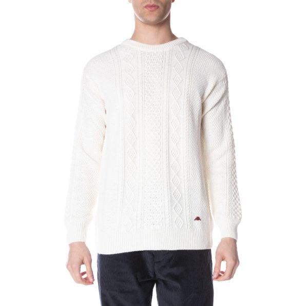 Robe Giovani Acrab Pullover - Cream For Discount