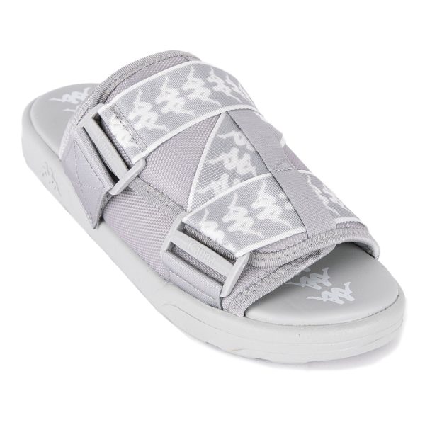 222 Banda Mitel 1 Sandals - Grey White For Discount