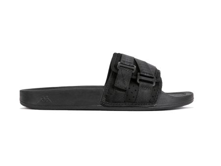 Authentic Luria 1 Slides - Black Grey Dk Sale