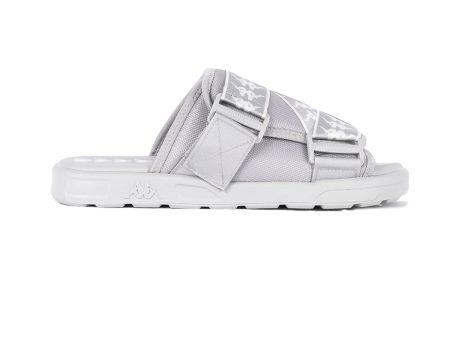 222 Banda Mitel 1 Sandals - Grey White For Discount