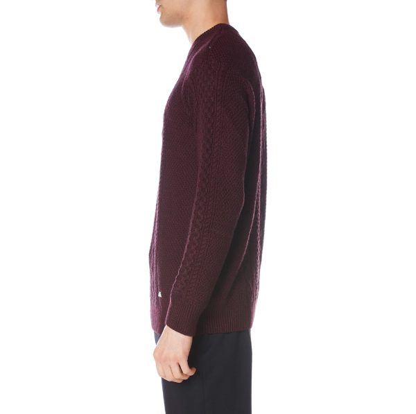 Robe Giovani Acrab Pullover - Burgundy Online