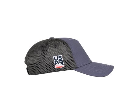 6Cento Trucker US Trucker Hat - Blue Fiord Online Hot Sale