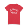 Playera  JC Chavez México  roja mujer Supply