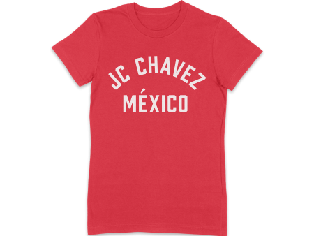 Playera  JC Chavez México  roja mujer Supply