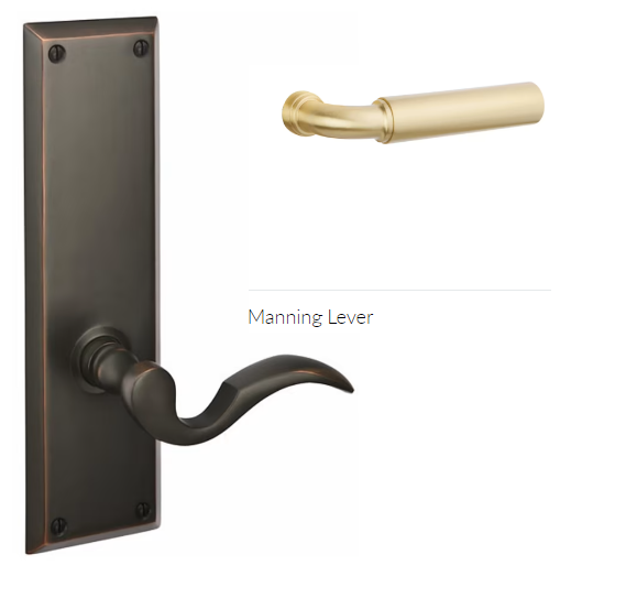 Emtek C5316.LSSRG.KNSRG Concealed Fastener , Select Passage , Urban Modern Rosette , L-Square Stem , Knurled Handle Fashion