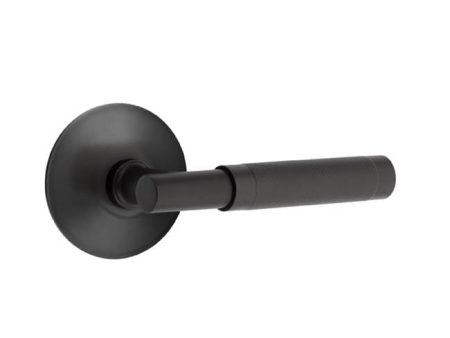 Emtek C5212.TA.KN Concealed Fastener , Privacy , Modern Rectangular Rosette , T-Bar Stem , Knurled Handle Discount