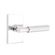 Emtek C5212.TA.FA Concealed Fastener , Privacy , Modern Rectangular Rosette , T-Bar Stem , Faceted Handle Online